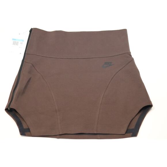 Nike Tech Fleece high waist mini skirt Sz XL - Picture 1 of 9